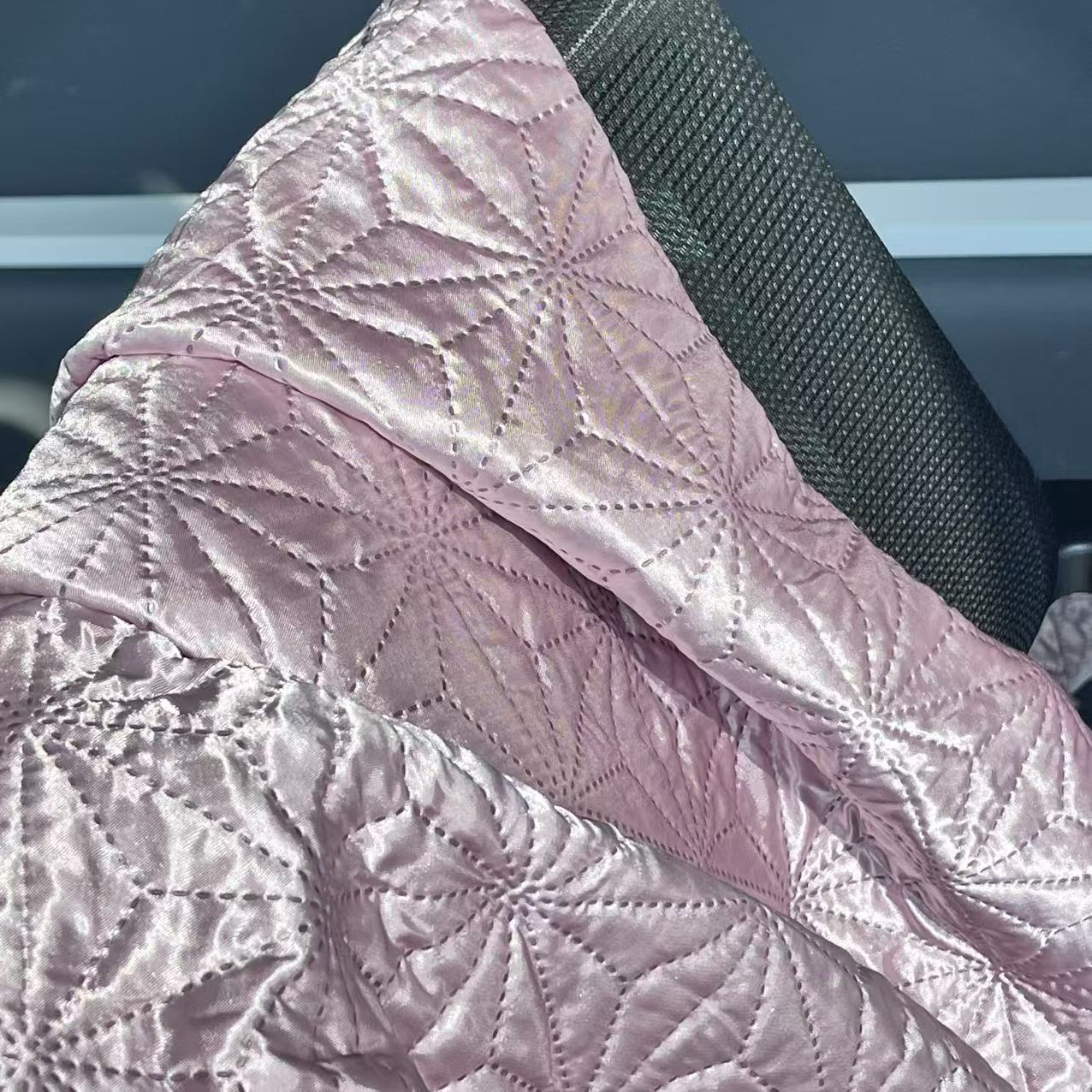 Kain Ultrasonik Kain Microfiber Satin Mengkilap